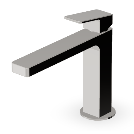 JINGLE MITIGEUR LAVABO SANS VIDAGE BEC LONG NICKEL
