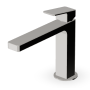 JINGLE MITIGEUR LAVABO SANS VIDAGE BEC LONG NICKEL