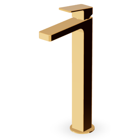 JINGLE MITIGEUR LAVABO HAUT SANS VIDAGE OR