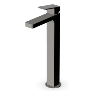 JINGLE MITIGEUR LAVABO HAUT S/SIPHON METAL BLACK