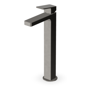 JINGLE MITIGEUR LAVABO HAUT SANS VIDAGE METAL NOIR BROSSÉ