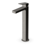 JINGLE MITIGEUR LAVABO HAUT SANS VIDAGE METAL NOIR BROSSÉ