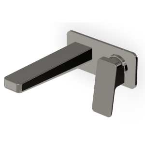 JINGLE MITIGEUR LAVABO MURAL 180MM METAL BLACK
