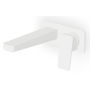 JINGLE MITIGEUR LAVABO MURAL 180MM BLANC MAT EMBOSSÉ