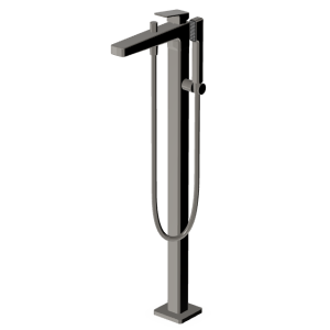 JINGLE MITIGEUR DE BAIN AUTOPORTANT AVEC DÉVIATEUR METAL NOIR