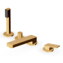JINGLE MITIGEUR BORD DE BAIGNOIRE 4 TROUS OR