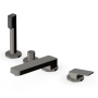 JINGLE MITIGEUR BORD DE BAIGNOIRE 4 TROUS METAL BLACK