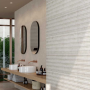 ALBA WALL GREIGE STRUTTURA WALLTONE 3D 30X90 Rectifié