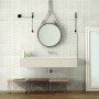 DOVER WHITE STRUTTURA SPIKE 30X90 Rectifié