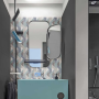 ECLETTICA BLUE DECORO ETOILE 40X120