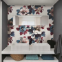 ECLETTICA DECORO PEONY WHITE 120X120