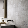 MATERIKA DECORO CEMENTINA GRIGIO 40X120