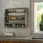 NATURALIA_WALL DECORO INCISIONE GRIGIO - 33X100 Rectifié