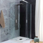 FAST CABINE DE DOUCHE D'ANGLE 2 PORTES COULISSANTES
