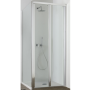FAST CABINE DE DOUCHE D'ANGLE PORTE PLIANTE + CÔTÉ FIXE