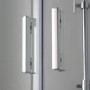 FAST CABINE DE DOUCHE EN NICHE PORTE BATTANTE