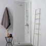 FAST CABINE DE DOUCHE EN NICHE PORTE BATTANTE