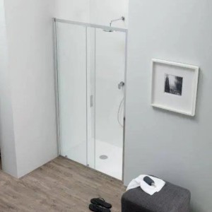 FAST CABINE DE DOUCHE EN NICHE PORTE COULISSANTE