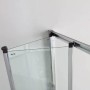FAST CABINE DE DOUCHE D'ANGLE PORTE PLIANTE + CÔTÉ FIXE