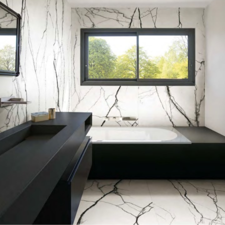 B&W BREACH HIGH-GLOSSY 60X120 Rectifié
