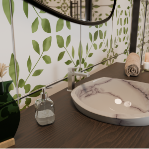 JINGLE MITIGEUR LAVABO SANS VIDAGE NICKEL BROSSÉ