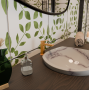 JINGLE MITIGEUR LAVABO SANS VIDAGE OR BROSSÉ