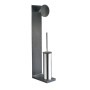 ZEN LAMPE SUR PIED PORTE-BALAIS EN MÉTAL + PORTE-ROULEAU -ARDESIA