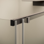 CLOE ANGLE 1 PORTE COULISSANTE + 1 CÔTÉ FIXE