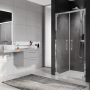 ROSE ROSSE B CABINE DE DOUCHE EN NICHE 2 PORTES BATTANTES