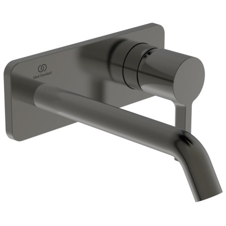 IDEAL STANDARD JOY LAVABO ROBINET MONOCOMMANDE MURAL AVEC PLAQUE RECTANGLE ET BEC DE 180MM