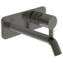 IDEAL STANDARD JOY LAVABO ROBINET MONOCOMMANDE MURAL AVEC PLAQUE RECTANGLE ET BEC DE 180MM