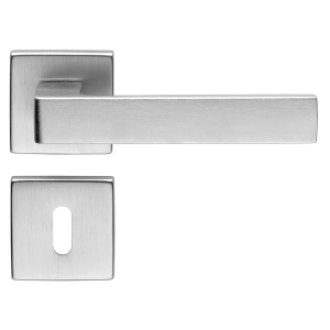 POIGNÉE SQUARE CHROME SATIN