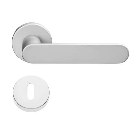 POIGNÉE RONDE SATIN CHROME