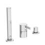 JOY GROUPE BORD DE BAIGNOIRE 3 TROUS CHROME