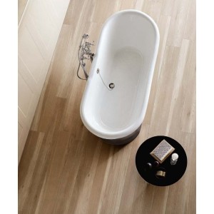 WOODEN TILE ALMOND 20X120 Rectifié