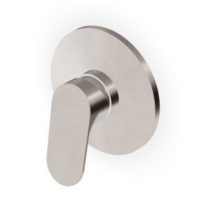 NIKKO MITIGEUR MONOCOMMANDE DOUCHE ENCASTRÉ NICKEL BROSSÉ - PARTIE EXTÉRIEURE