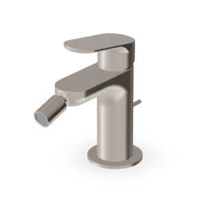 NIKKO MITIGEUR MONOCOMMANDE BIDET NICKEL BROSSÉ