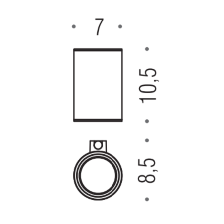 MINI PORTE-GOBELET GRAPHITE MAT