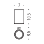 MINI PORTE-GOBELET GRAPHITE MAT