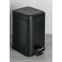 CONTRACT POUBELLE EN ACIER INOXYDABLE NOIR MAT