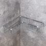 ANGOLARI ANGULAIRE SIMPLE AVEC ÉTAGÈRE EN INOX