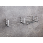 ANGOLARI PORTE-OBJETS POUR DOUCHE ET BAIGNOIRE AVEC ÉTAGÈRE EN INOX