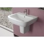 GEMMA 2 LAVABO A PARETE 50X44 BLANC
