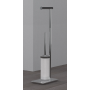 SQUARE LAMPE SUR PIED AVEC PORTE-ROULEAUX ET PORTE-BALAIETTE