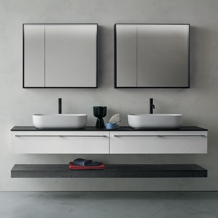 TESO COMPOSITION SALLE DE BAIN 09 BLANC MAT