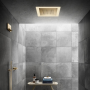 MODULA SOFFIONE A INCASSO A CONTROSOFFITTO 52X52CM PLUIE