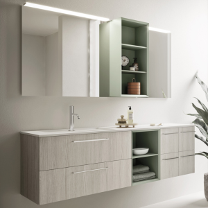 HO.ME PLUS LISCIO COMPOSITION SALLE DE BAIN 02 DOLADA