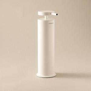 GEYSER DISTRIBUTEUR DE SAVON À POSER BLANC SATINÉ