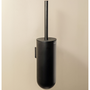 GEYSER PORTE-BALAIS MURAL NOIR MAT