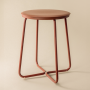 GEYSER TABOURET TERRACOTTA